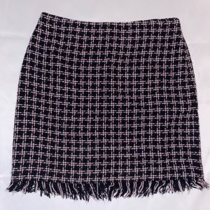 Sandra King Plaid Skirt